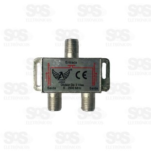 Divisor Antena 1x2 Alta Unitário Altomex J-5522