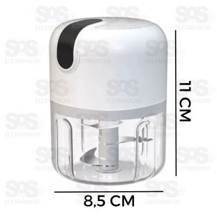 Mini Processador Elétrico 3 Lâminas 250ml B-Max BM-F932