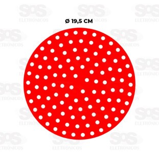 Tapete Protetor De Silicone Para Air Fryer 19,5CM Caerus CRS-1828
