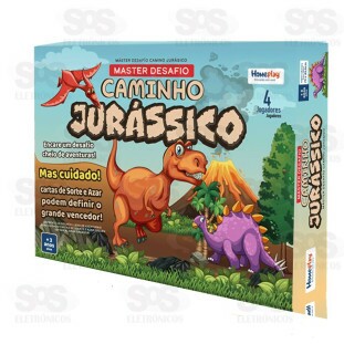 Jogo de Tabuleiro Desafio Caminho Jurássico 5010
