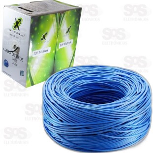 Cabo de Rede(LAN) Azul 305 Metros X-Cell