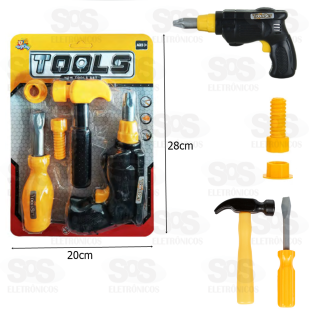 Conjunto De Ferramentas Com 5 Peças Toy King TK-AB5394