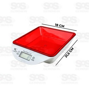 Balança Digital De Cozinha Até 5Kg Caerus CRS-1913