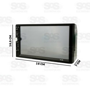 Monitor Veicular 7 Polegadas Com Câmera De Ré Ministar 7010B/7012BB