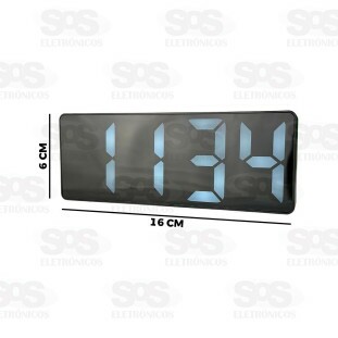 Relógio Digital Com Despertador e LED B-Max BM-R805