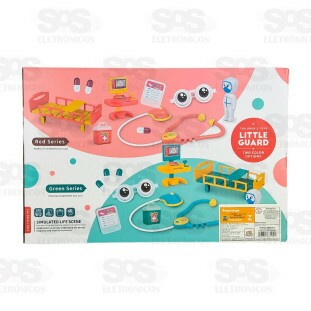 Kit Consultório Médico 11 Peças Toy King TK-AB6271