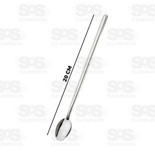 Colher Bailarina Para Suco Aço Inox 20CM Caerus CRS-1533