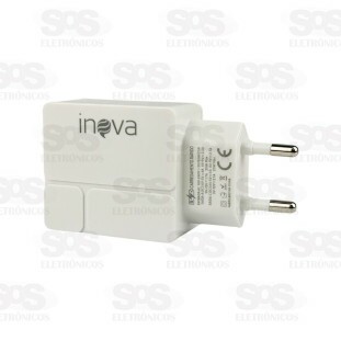 Carregador 2 USB 20W+25W Com Cabo Micro V8 Inova CAR-3270S