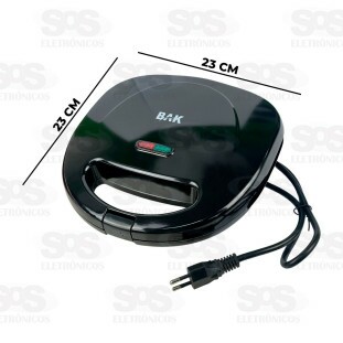 Sanduicheira Elétrica 750W Bak BK-SAND750-110