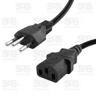 Cabo De Força Tripolar 1,20 Metros Luatek LK-7601