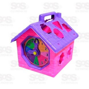 Casinha Didática Monta e Desmonta 13 Peças Pica Pau 597