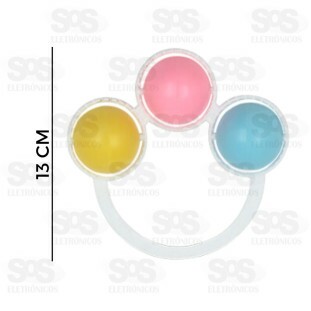 Chocalho Para Bebê Arco Íris Pica Pau 135