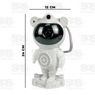 Projetor Astronauta De Galáxia Estrelada Caixa De Som Altomex AL-L13