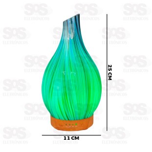 Difusor Umidificador De Ar 3D Pétala Com LED Eletromex EL-5503