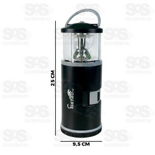 Lampião Com Kit de Ferramentas 15 Peças Eletromex EL-1705