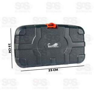 Caixa de Ferramentas 8 Peças Eletromex EL-1709