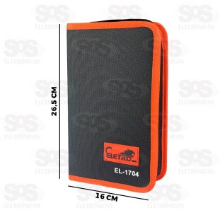 Kit de Ferramentas Precisão 16 Peças Eletromex EL-1704