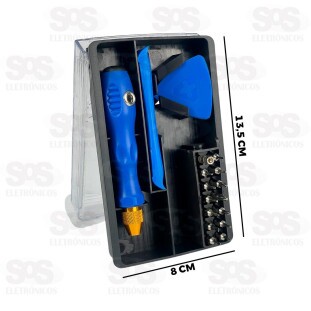 Kit de Ferramentas Precisão 20 Peças Eletromex EL-1713