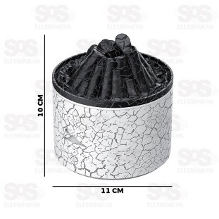 Difusor Umidificador De Ar Vulcânico 230ML Com LED Eletromex EL-5504