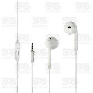 Fone De Ouvido Com Fio Super Bass Microfone Eletromex EL-1403