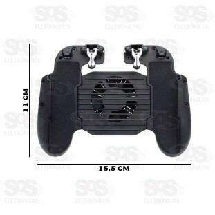 Gamepad Joystick Para Smartphone Com Cooler e Gatilho Bazik Prime SRQ-7519