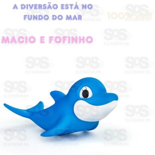 Golfinho Fofinho Mar Vinil Puff Toys 036