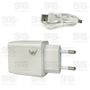 Carregador USB 3.0 + PD 20W Com Cabo Micro V8 Altomex AL-7707-V8