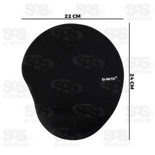 Mouse Pad Com Apoio Para Pulso Gel Confort B-Max BM-751