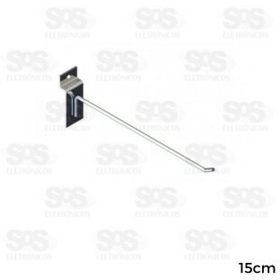 Gancho Metálico Para Painel Canaletado 0.5mmx15cm Barcelona BAR-22401-0