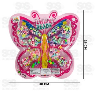 Kit Miçanga Montagem De Bijuterias 210 Peças Toy King TK-AB6096