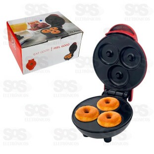 Máquina de Donuts 350W 110V 3 Forminhas WP-DM03