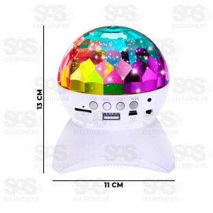 Luminária Globo de LED Com Caixa de Som Bluetooth X-Cell XC-XL-13