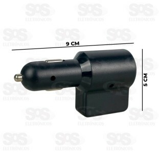 Transmissor FM Bluetooth Com SD e Duplo USB GTS-C905