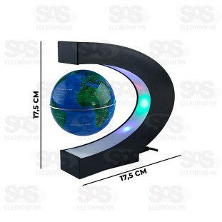 Luminária Globo Terrestre Flutuante LED B-Max BM-F1001