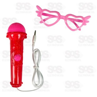 Guitarra Rockstar Mundo Pop Com Luzes Toy King TK-AB3421