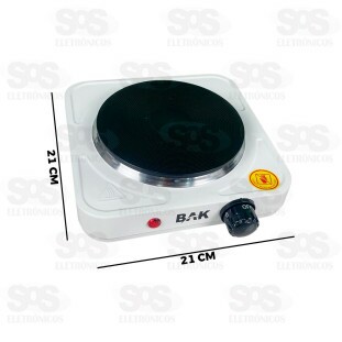 Fogareiro Por Indução 1 Boca 127V 1000W Bak BK-FCE701
