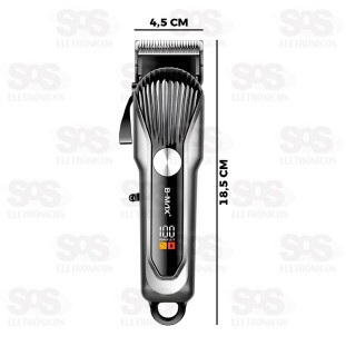 Máquina Profissional Corte De Cabelo Com Painel B-Max BM-C032