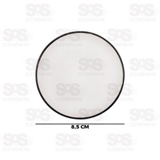 Espelho Lupa 5X Redondo Com Ventosa Top Útil TOP1501