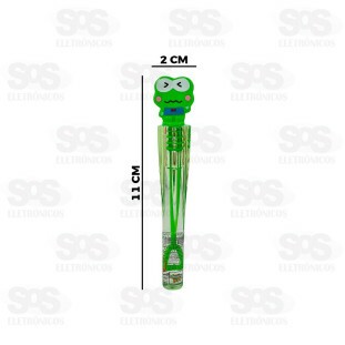 Lança Bolhas De Silicone Sapinho Caixa Com 24 Unidades Toy King TK-AB7740