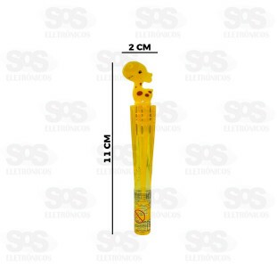 Lança Bolhas De Silicone Girafa Caixa Com 24 Unidades Toy King TK-AB7742