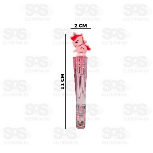 Lança Bolhas De Silicone Unicórnio Caixa Com 24 Unidades Toy King TK-AB7741