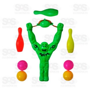 Estilingue Tiro Ao Alvo Infantil Com 4 Bolas Toy King TK-AB5290