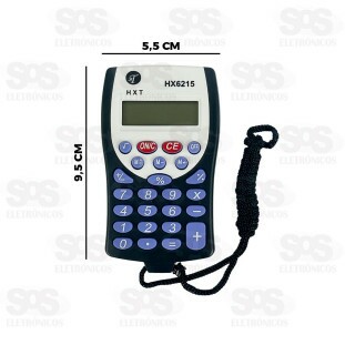 Mini Calculadora De Bolso 8 Dígitos Funções Básicas HX6215