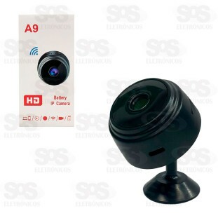 Mini Câmera HD Wi-Fi Recarregável Pix A9
