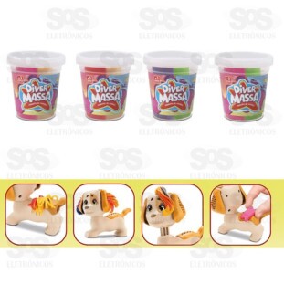 Massinha My Pet com Acessórios Divertoys 8277