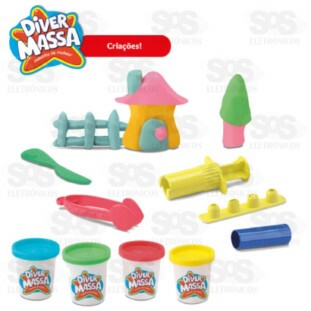 Massinha de Modelar Criações Divertoys 8075