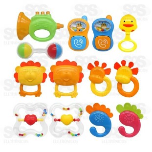 Chocalho Para Bebês Modelos Sortidos Toy King TK-AB2537