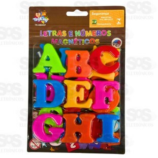 Kit Letras Magnéticas Toy King TK-AB4437