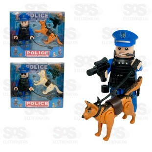 Boneco De Montar Coleção Police Toy King TK-AB7986