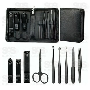 Kit Manicure Cortador De Unha 9 Peças Altomex AL-3601